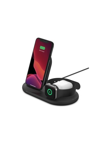Belkin 3-in-1 wirel. Charger for Apple Watch/iPhone, black
