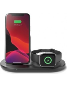 Belkin 3-in-1 wirel. Charger for Apple Watch/iPhone, black 2