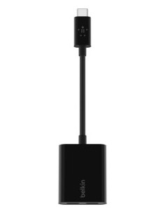 Belkin RockStar Connect USB-C Audio + Charge adapter black 2