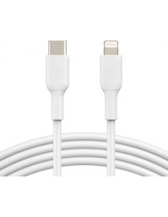Belkin Lightning/USB-C Cable 1m PVC, mfi certified, white