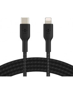 Belkin Lightning/USB-C Cable 1m braided, mfi cert., black