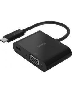Belkin USB-C to VGA-Adapter 60W PD, black AVC001btBK
