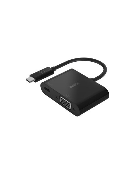 Belkin USB-C to VGA-Adapter 60W PD, black AVC001btBK
