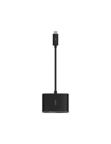 Belkin USB-C to VGA-Adapter 60W PD, black...