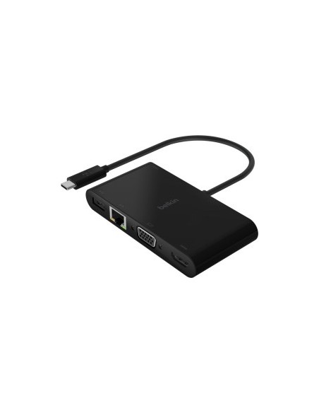 Belkin USB-C to Gigabit-Ethern. HDMI/VGA/USB-A-Adapter, 100W PD