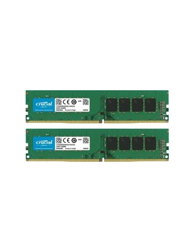 Crucial 64GB Kit DDR4 3200 MT/s 32GBx2 UDIMM 288pin CL22