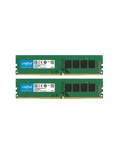 Crucial 64GB Kit DDR4 3200 MT/s 32GBx2 UDIMM 288pin CL22