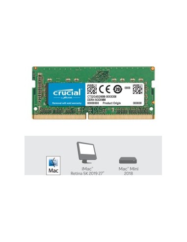 Crucial 32GB DDR4 2666 MT/s CL19 PC4-21300...