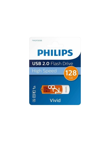 Philips USB 2.0            128GB Vivid Edition Orange