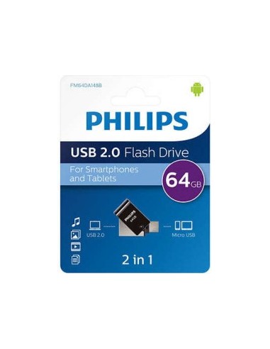 Philips 2 in 1 Black        64GB OTG microUSB +...