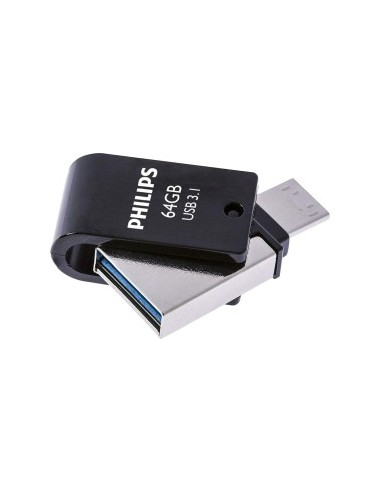 Philips 2 in 1 Black        64GB OTG USB C + USB 3.1