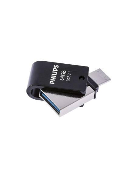 Philips 2 in 1 Black        64GB OTG USB C + USB 3.1
