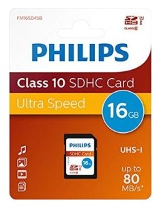 Philips SDHC Card           16GB Class 10 UHS-I U1