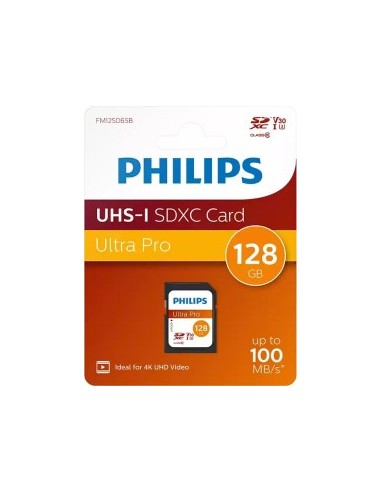 Philips SDXC Card          128GB Class 10 UHS-I...