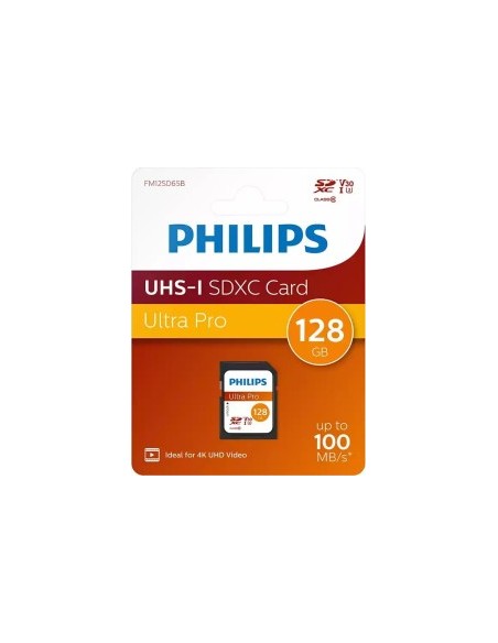 Philips SDXC Card          128GB Class 10 UHS-I U3 V30 A1