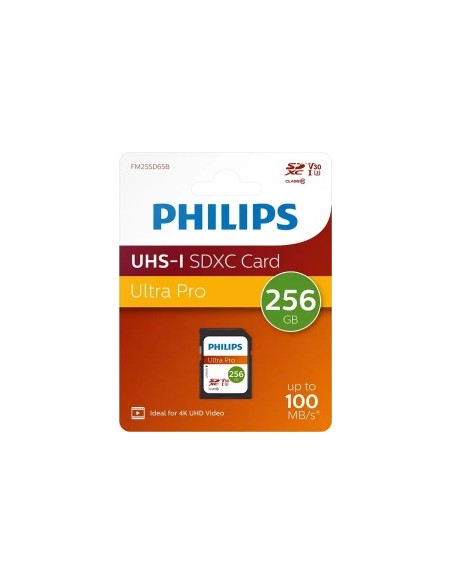 Philips SDXC Card          256GB Class 10 UHS-I U3 V30 A1