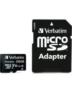 Verbatim microSDXC         256GB Class 10 UHS-I incl Adapter