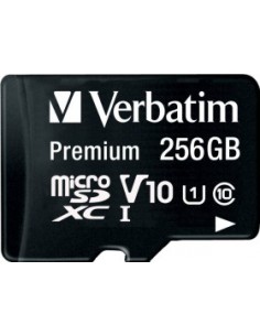 Verbatim microSDXC         256GB Class 10 UHS-I incl Adapter 2