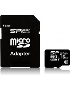 Silicon Power Elite UHS-I   16GB microSDHC Ad....