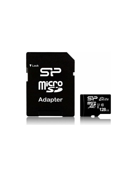 Silicon Power Elite UHS-I  128GB microSDXC Ad. SP128GBSTHBU1V10SP
