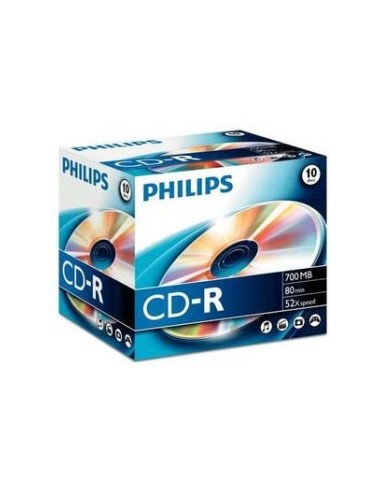 1x10 Philips CD-R 80Min 700MB 52x JC