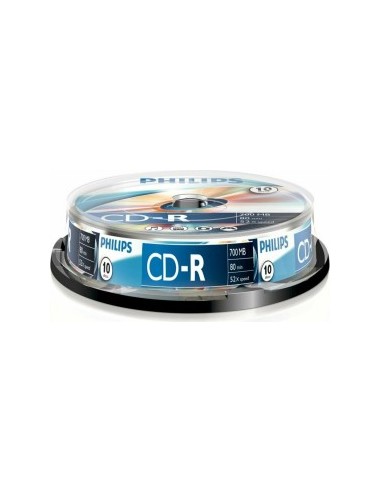 1x10 Philips CD-R 80Min 700MB 52x SP