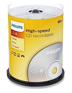 1x100 Philips CD-R 80Min 700MB 52x SP