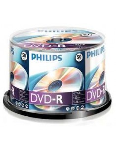 1x50 Philips DVD-R 4,7GB 16x SP