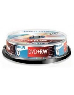 1x10 Philips DVD+RW 4,7GB 4x SP