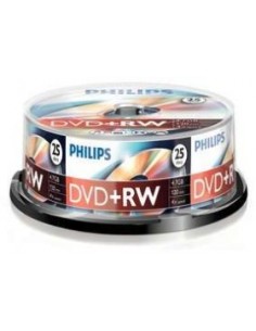 1x25 Philips DVD+RW 4,7GB 4x SP