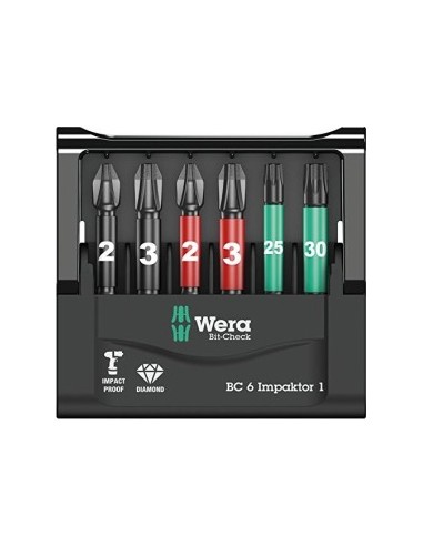 WERA Bit-Check 6 Impaktor 1 SB