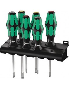 WERA 335/350/355/6 Kraftform Plus screwdriver set