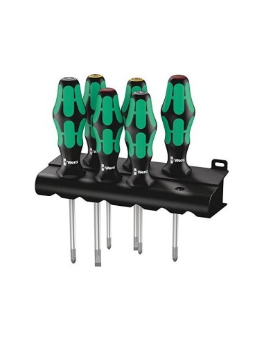 WERA 335/350/355/6 Kraftform Plus screwdriver set