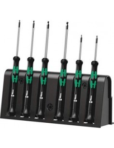 WERA 2052/6 for electronic applic. screwdriver set + Rack