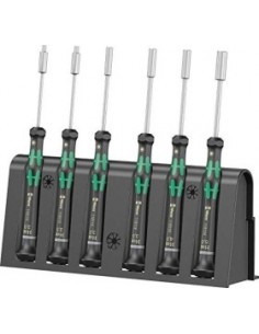 WERA 2069/6 for electronic applic. screwdriver set + Rack